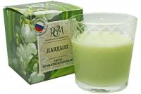 Свеча в стекле Ландыш 30ч, 3113021