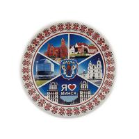 Тарелка фарф. d12см.	,	 	3991	G