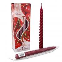 Свеча ароматизированная витая вишня, 008022