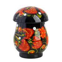 Солонка Гриб сув. хохлома	,	 НН28-16-051