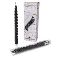 Свеча витая черная, 008252