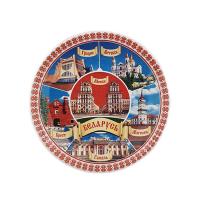 Тарелка фарф. d12см.	,	 	3991	F