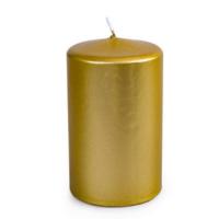 Свеча пеньковая 60х100 золотая, 0838