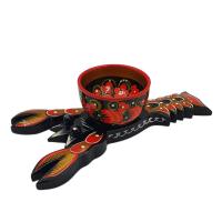 Солонка сув. Рак хохлома	,	 НН28-16-121