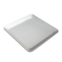 Подсвечник Тарелка квадратная 100х100 белая, 	981420