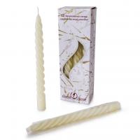 Свеча витая слоновая кость, 008232