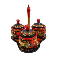 Набор сув. Специи хохлома	,	 НН28-08-20