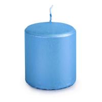 Свеча пеньковая 50х60 голубой блеск, 0854