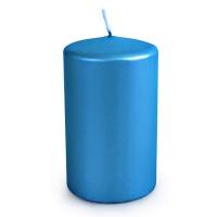 Свеча пеньковая 60х100 голубой блеск, 0843