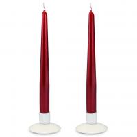 Набор Свеча античная бордо металлик 2 шт  , 7474