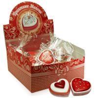 Свеча Сердечко в подсвечнике, 6618