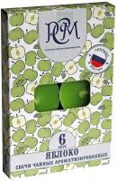 Свечи чайные Яблоко 6 шт, 1300606