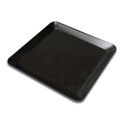 Подсвечник Тарелка квадратная 126х126 черная, 	981504