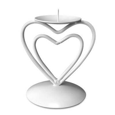 Подсвечник Гламур белый	, 980420