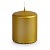 Свеча пеньковая 50х60 золотая, 0848