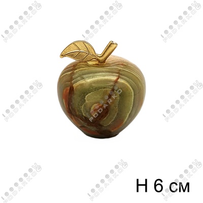 Сувенир оникс Яблоко, 46405A
