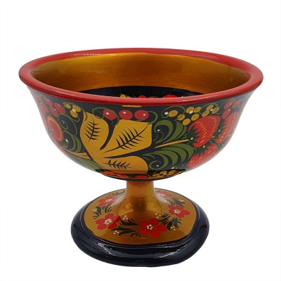 Конфетница  сув. хохлома	,	 НН28-04-17