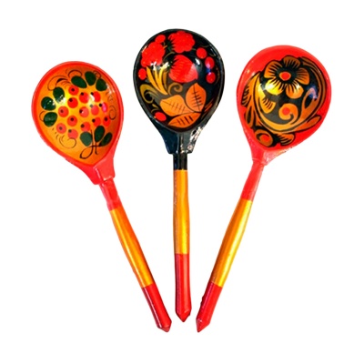 Ложка сув. мал. хохлома	,	3694