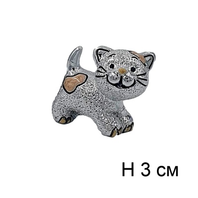 Фигурка Котеночек серебро, арт. 136984