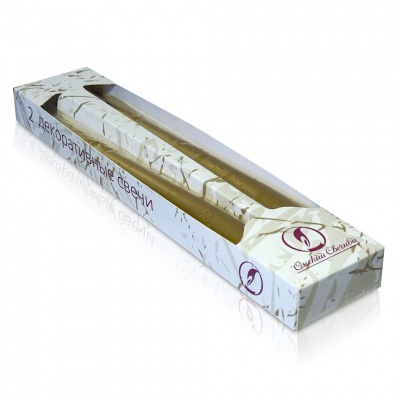 Набор Свеча античная золотая 2 шт  , 3905